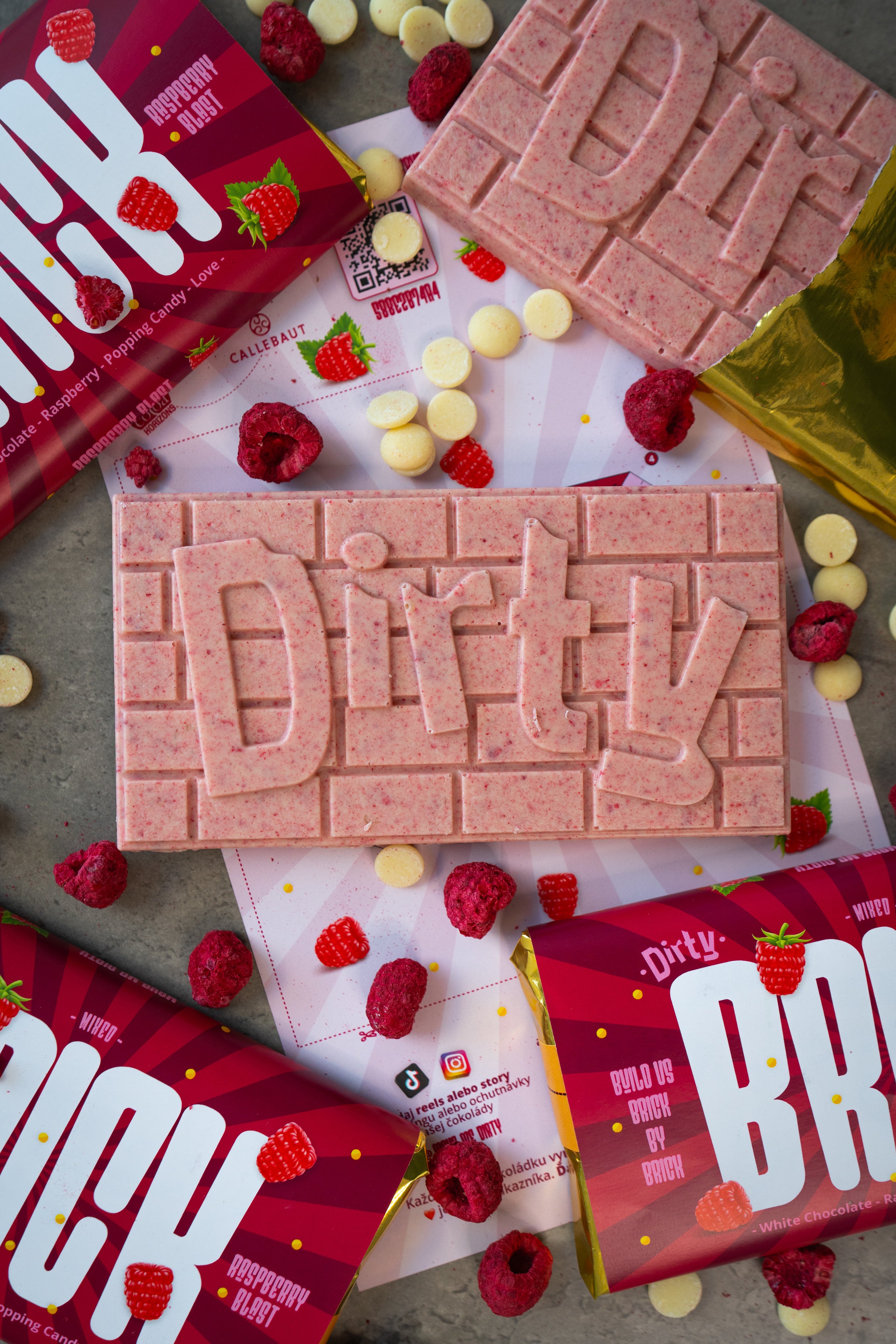 Brick - Mixed - Raspberry Blast