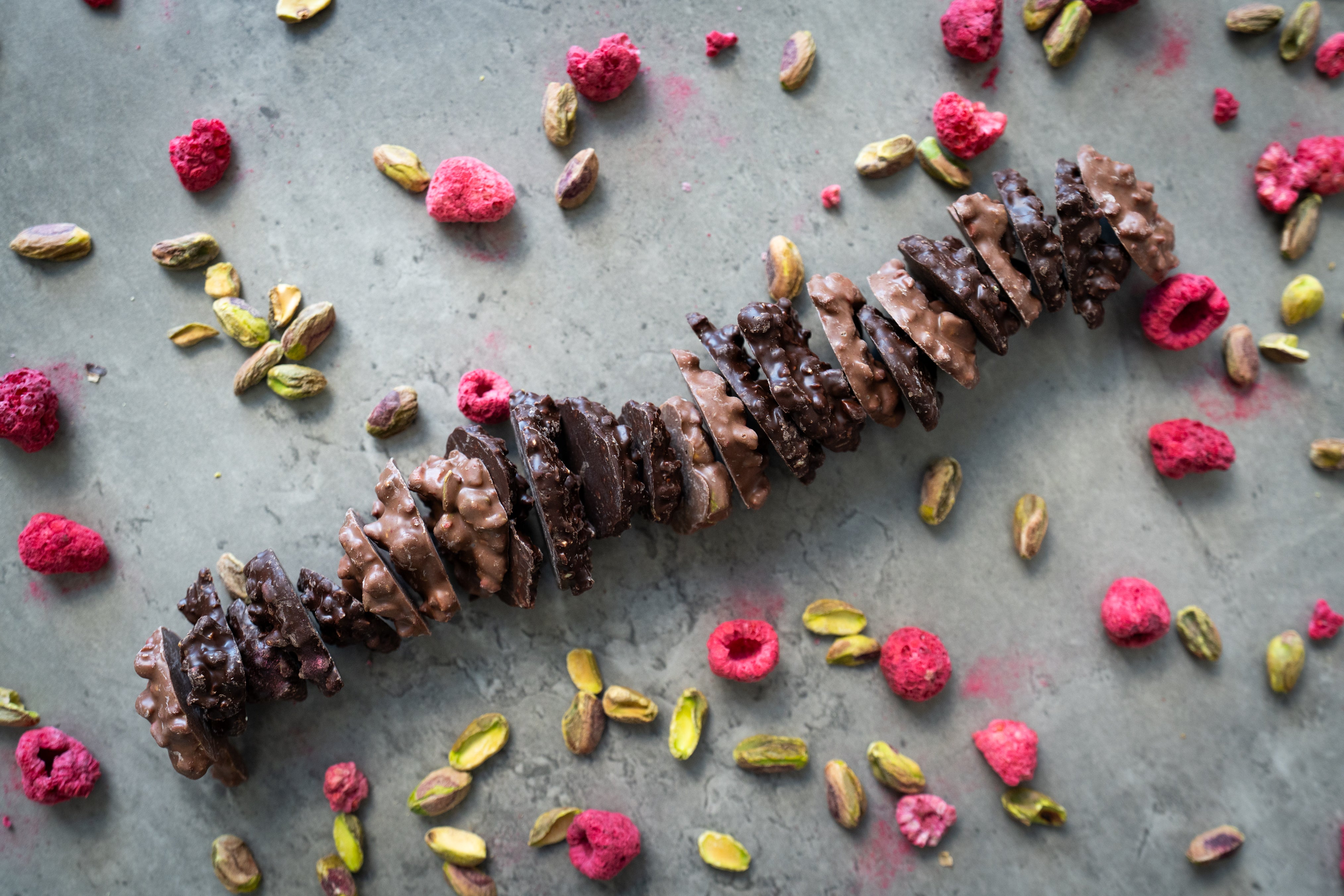 Chunk - Midnight - Pistachio Raspberry