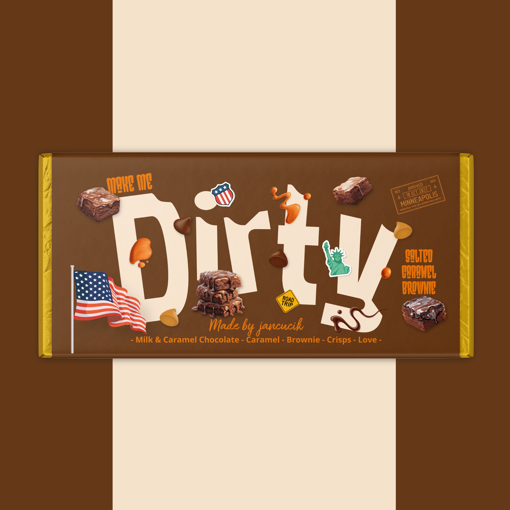 Dirty x Jancucik - Salted Caramel Brownie