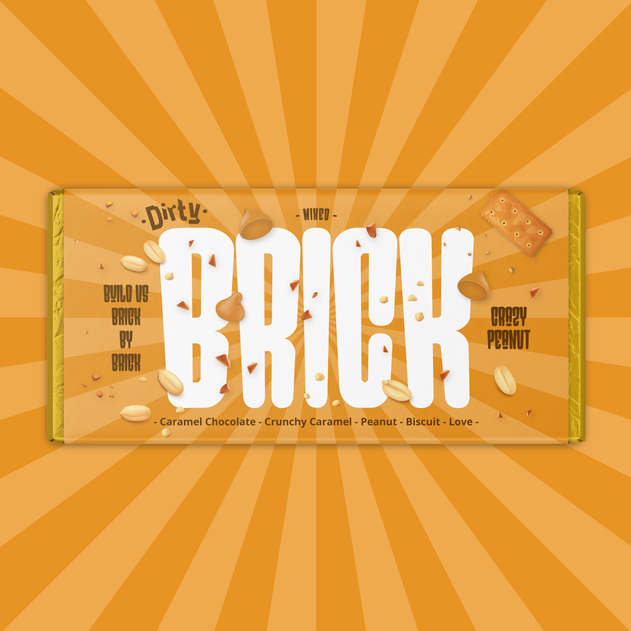 Brick - Mixed - Crazy Peanut