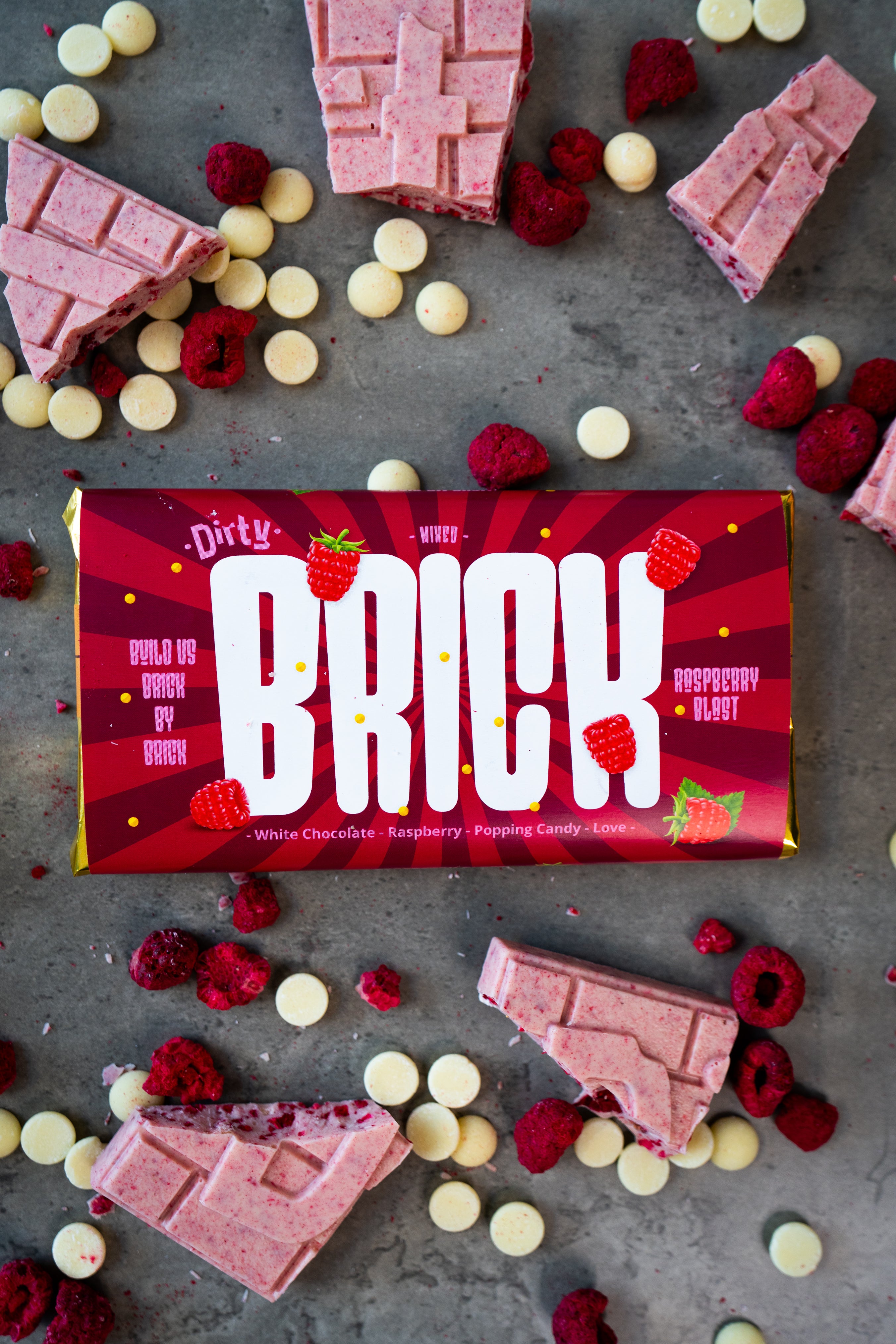 Brick - Mixed - Raspberry Blast