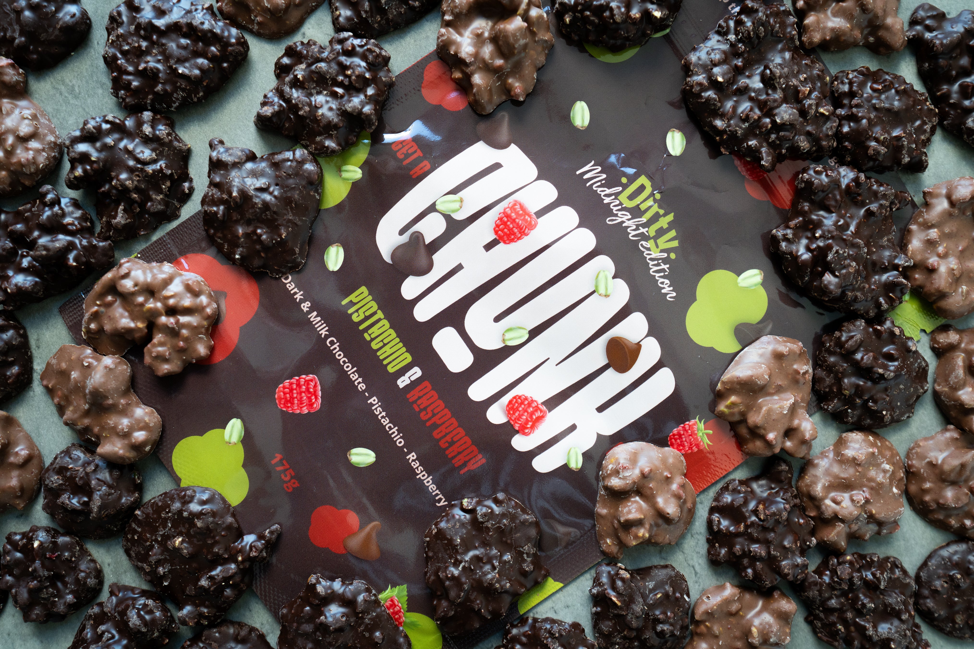 Chunk - Midnight - Pistachio Raspberry