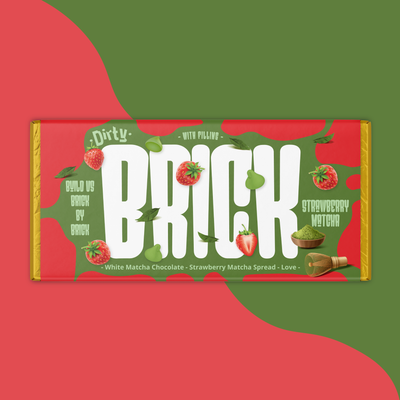 Brick - Filled - Matcha Strawberry