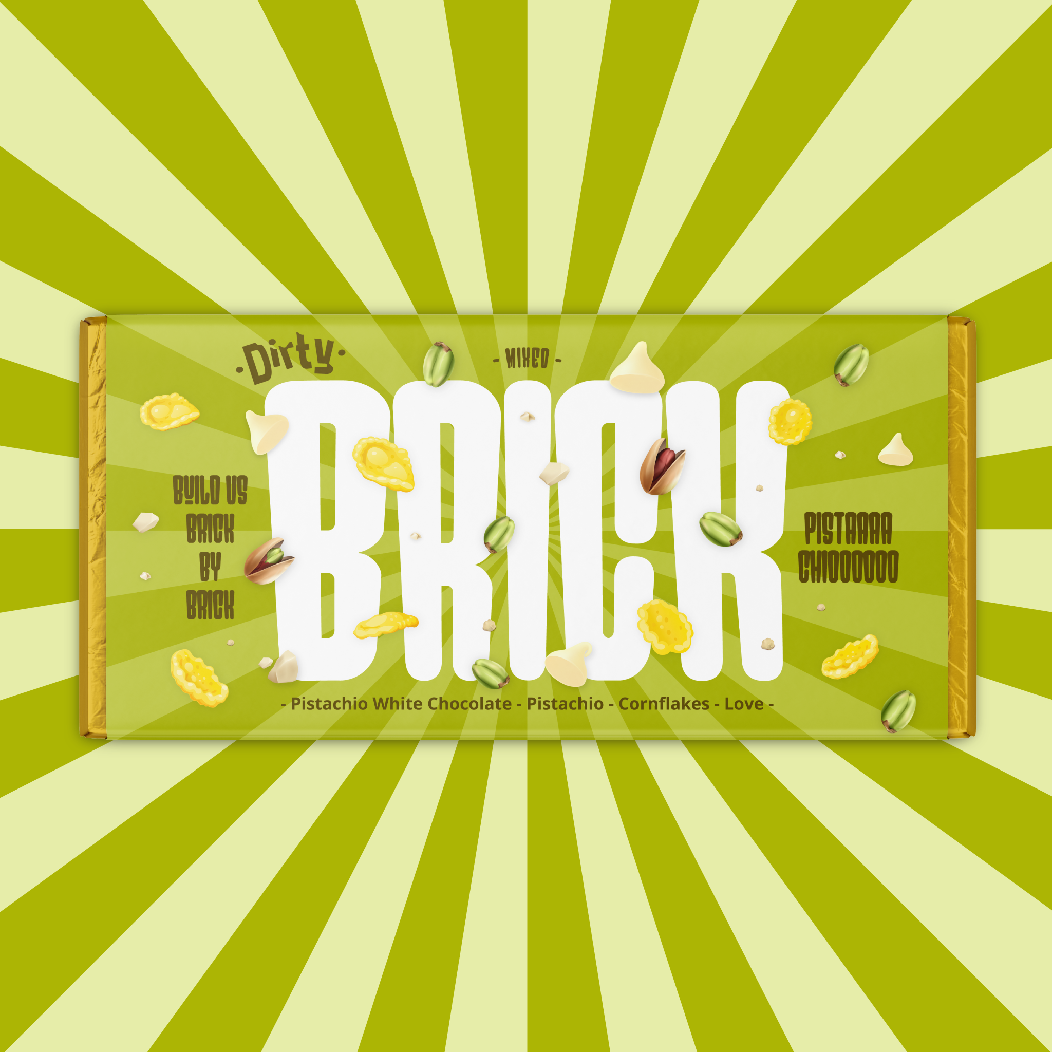 Brick - Mixed - Pistaaachiooooo