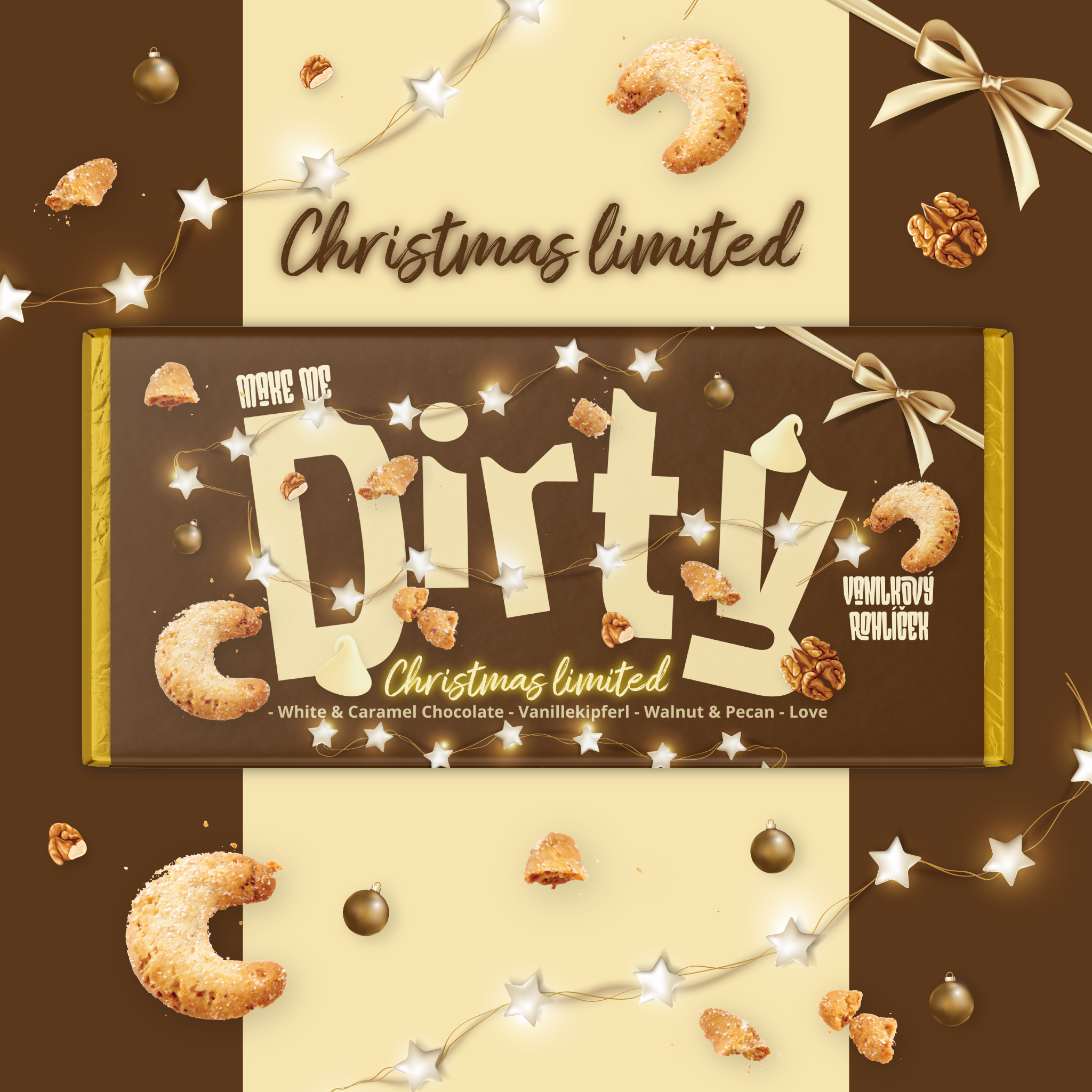 Dirty - Vanilkový rohlíček